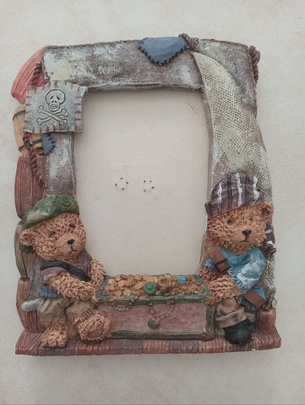 Cute Teddy Bears Pirate Treasure Helpers -Themed Photo Frame